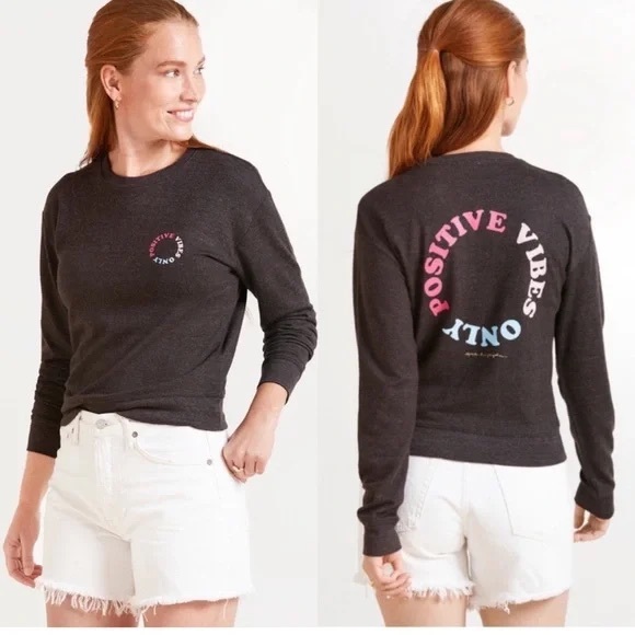 Spiritual‎ Gangster Positive Vibes Only Crewneck - Picture 1 of 5